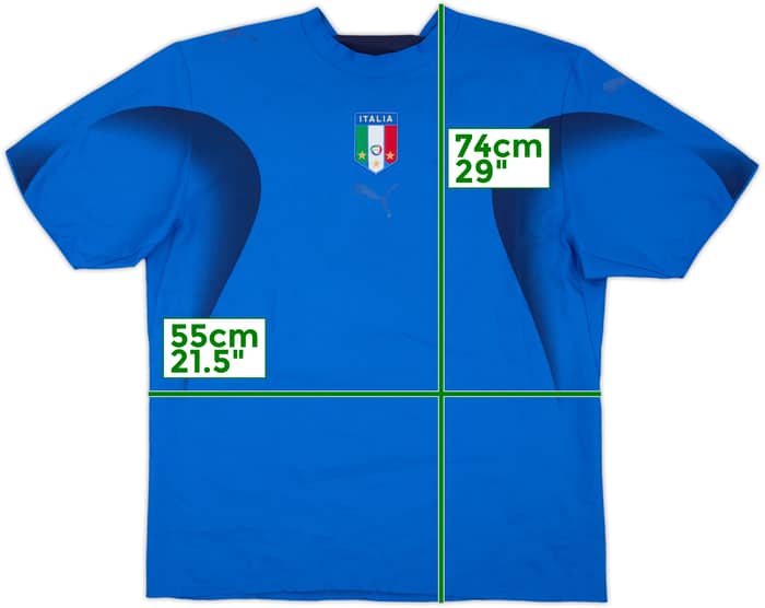 2006 Italy Home Shirt - 4/10 - (L)