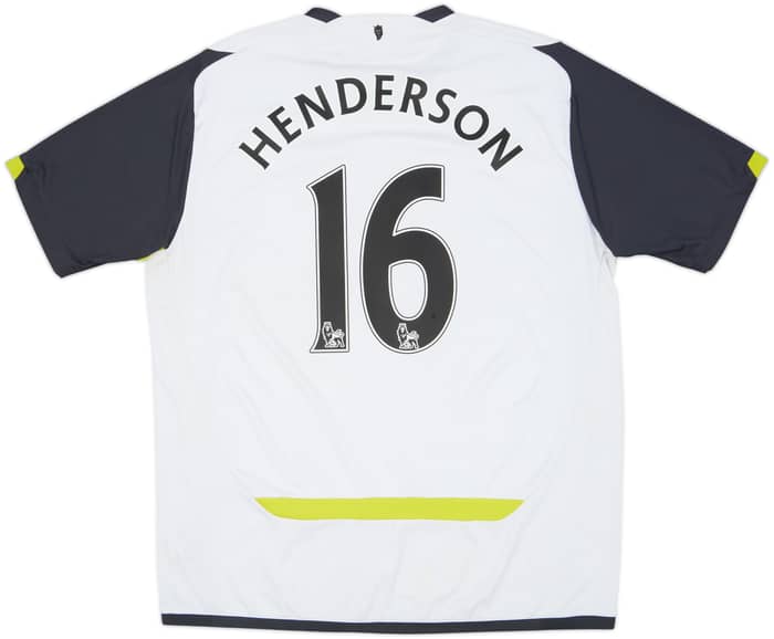 2009-10 Sunderland Away Shirt Henderson #16 - 5/10 - (XL)