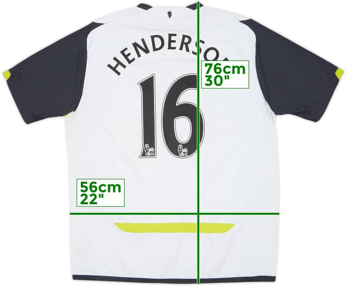 2009-10 Sunderland Away Shirt Henderson #16 - 5/10 - (XL)
