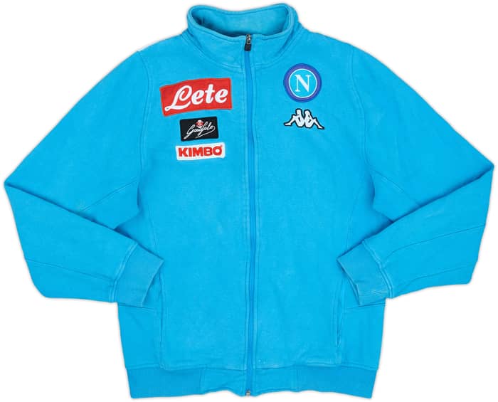 2016-17 Napoli Kappa Track Jacket - 6/10 - (L.Boys)