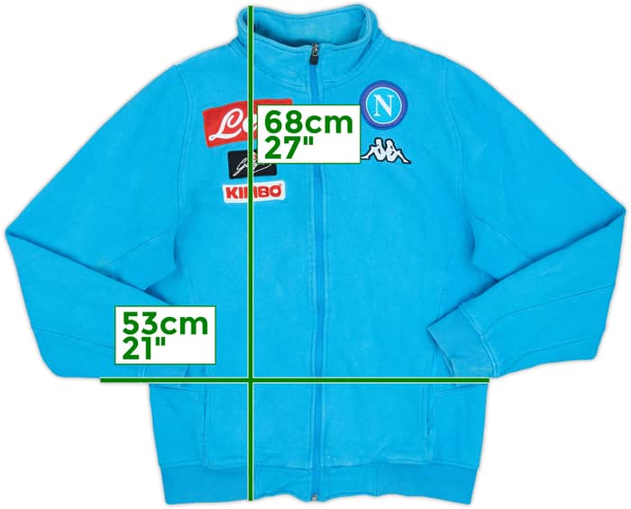 2016-17 Napoli Kappa Track Jacket - 6/10 - (L.Boys)