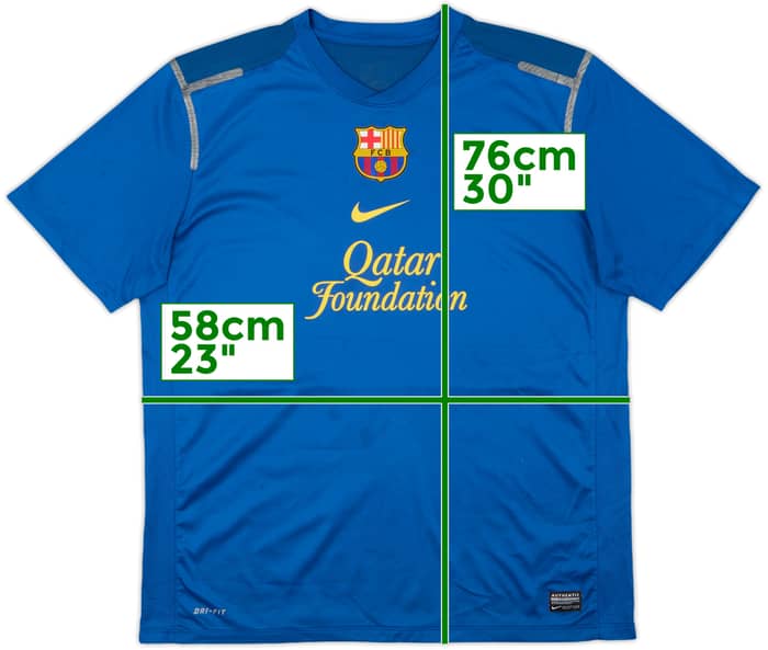 2012-13 Barcelona Player Issue Nike Training Shirt - 8/10 - (XL)