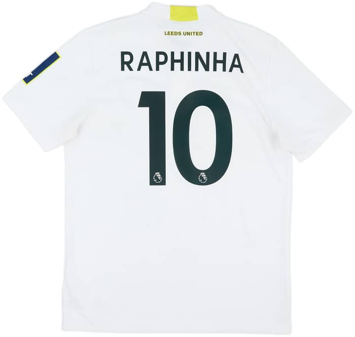 2021-22 Leeds United Home Shirt Raphinha #10 - 8/10 - (L)