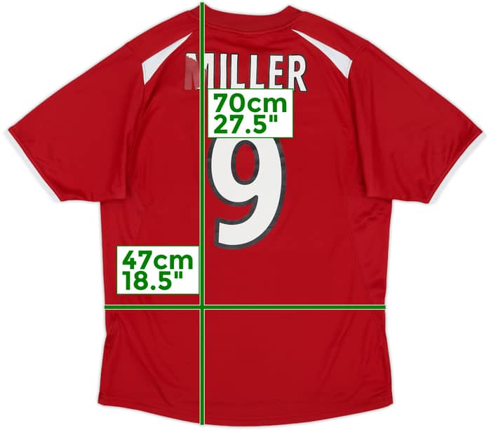 2008-09 Aberdeen Home Shirt Miller #9 - 4/10 - (S)