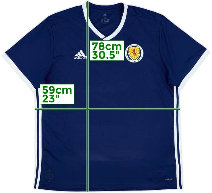 2017-19 Scotland Home Shirt - 7/10 - (XL)