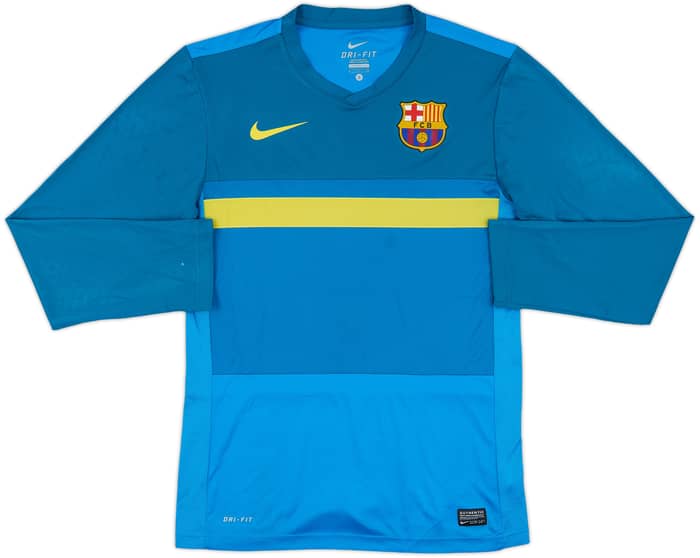 2011-12 Barcelona Nike Training L/S Shirt - 8/10 - (S)