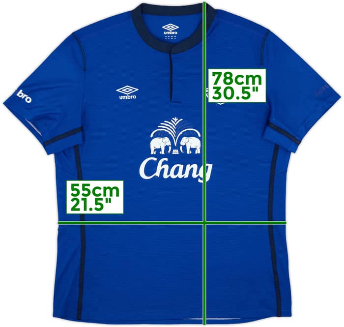 2014-15 Everton Home Shirt - 4/10 - (XL)