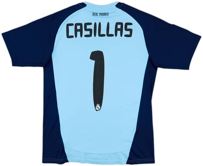 2010-11 Real Madrid GK Shirt Casillas #1 - 7/10 - (L.Boys)