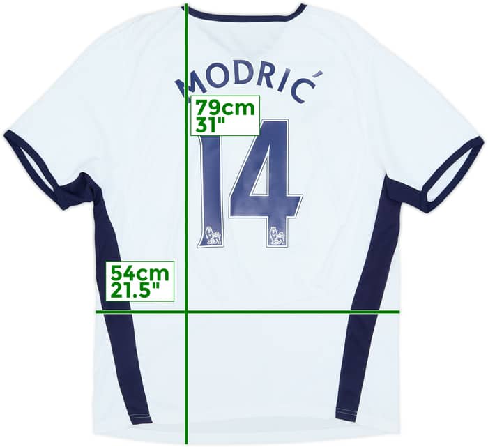 2008-09 Tottenham Home Shirt Modric #14 - 8/10 - (L)