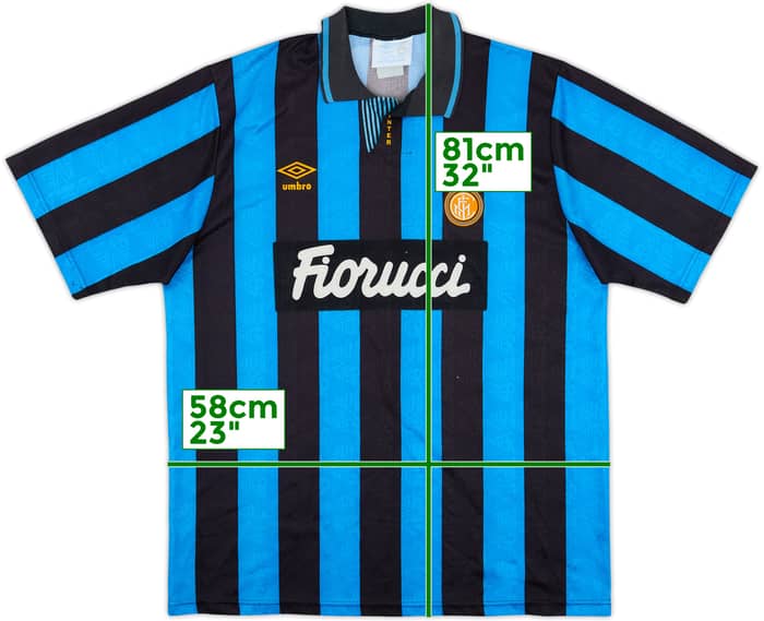 1992-94 Inter Milan Home Shirt - 5/10 - (L)
