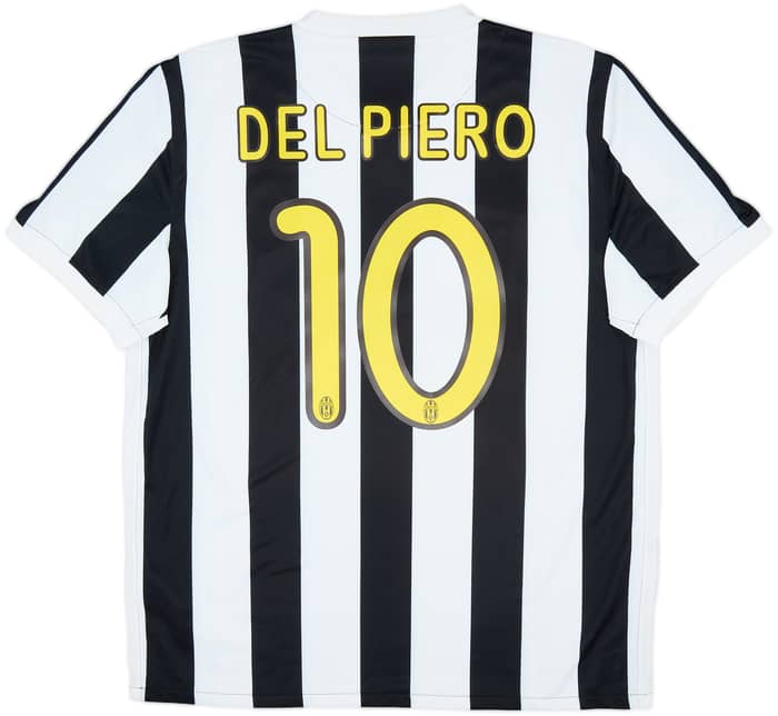 2009-10 Juventus Home Shirt Del Piero #10 - 8/10 - (L)