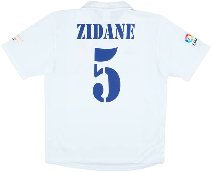 2002-03 Real Madrid Centenary Home Shirt Zidane #5 - 7/10 - (M)