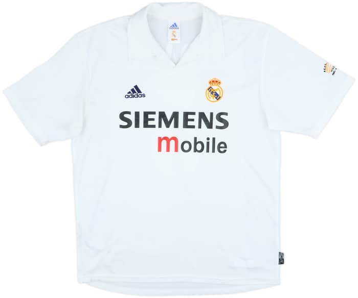 2002-03 Real Madrid Centenary Home Shirt Zidane #5 - 7/10 - (M)