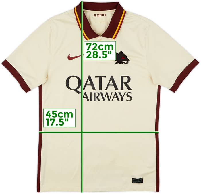2020-21 Roma Away Shirt - 7/10 - (S)