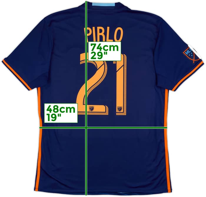 2016-17 New York City Away Shirt Pirlo #21 - 5/10 - (M)