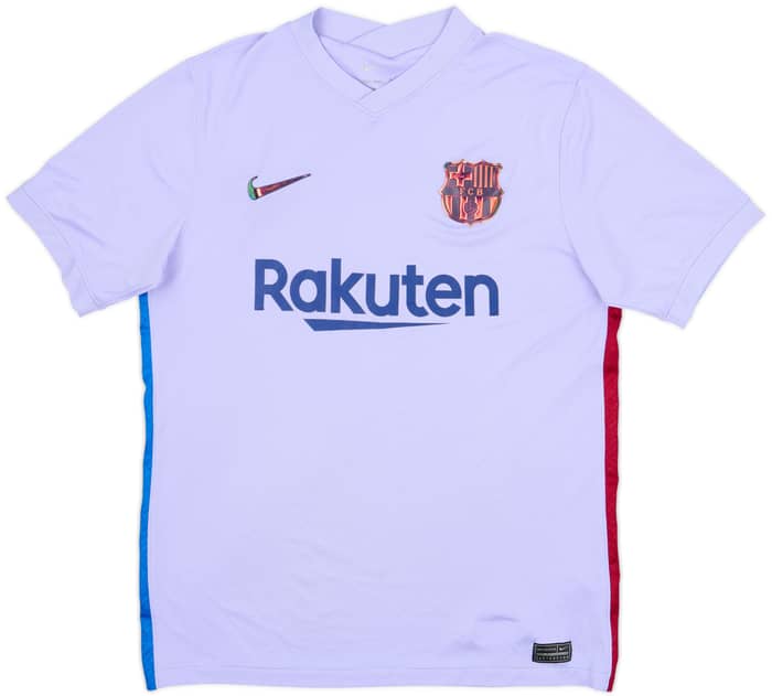 2021-22 Barcelona Away Shirt - 4/10 - (M)