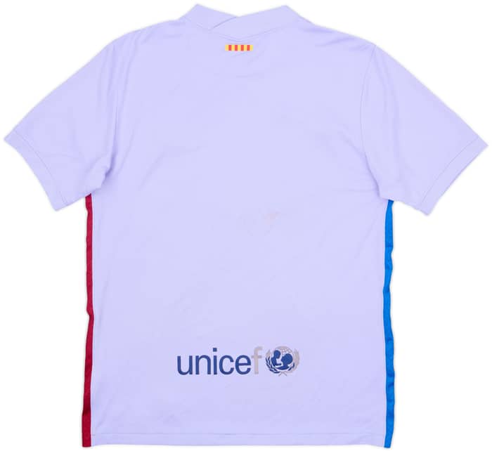 2021-22 Barcelona Away Shirt - 4/10 - (M)