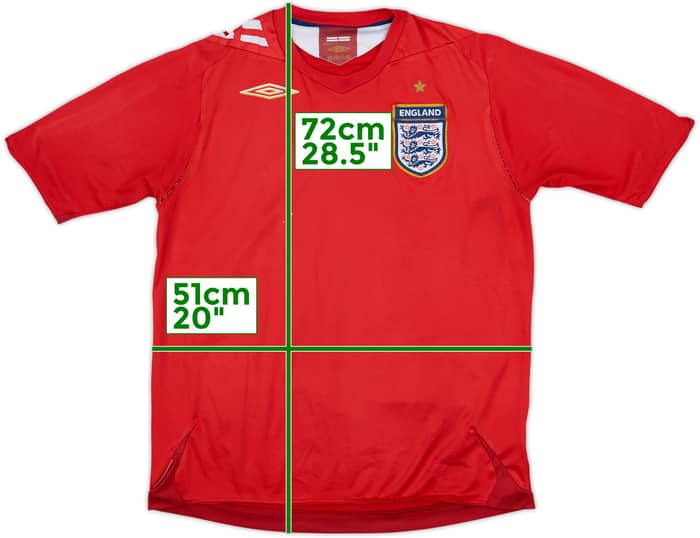 2006-08 England Away Shirt - 5/10 - (M)