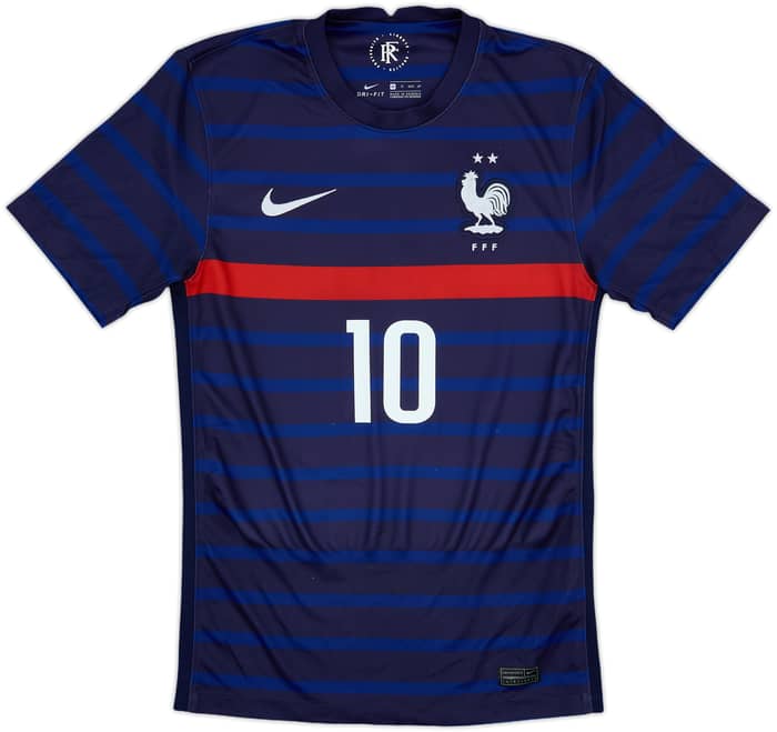 2020-21 France Home Shirt Mbappe #10 - 6/10 - (XS)