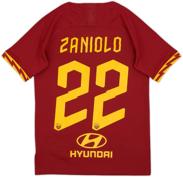 2019-20 Roma Home Shirt Zaniolo #22 - 7/10 - (L.Boys)