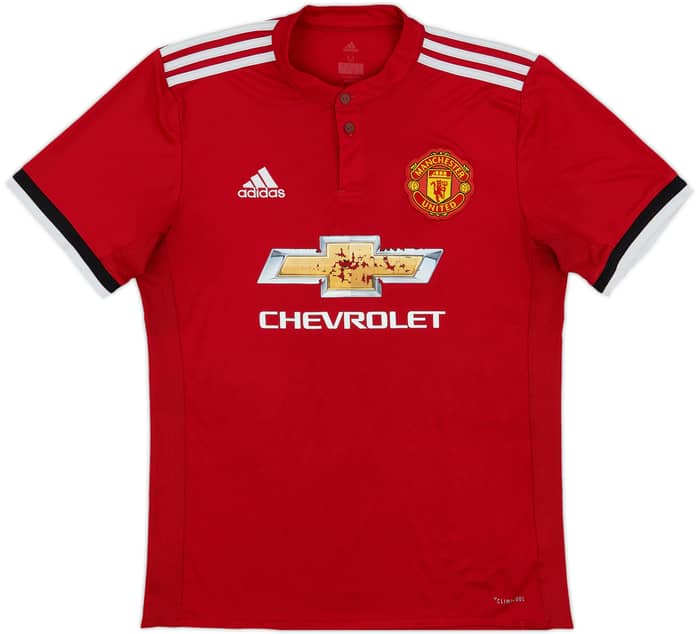 2017-18 Manchester United Home Shirt - 4/10 - (M)