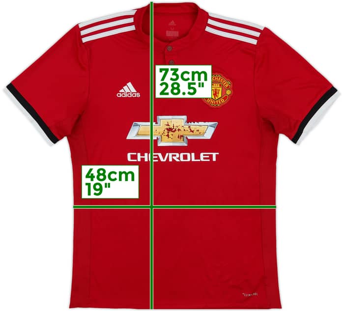 2017-18 Manchester United Home Shirt - 4/10 - (M)