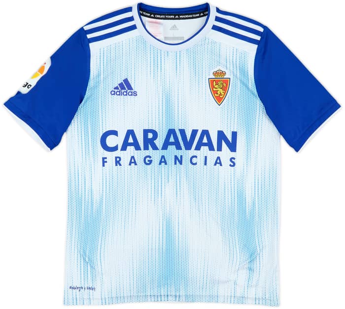 2019-20 Real Zaragoza Home Shirt - 8/10 - (L)