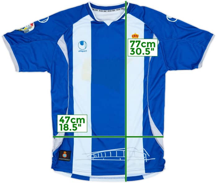 2009-10 Espanyol Home Shirt - 3/10 - (M)