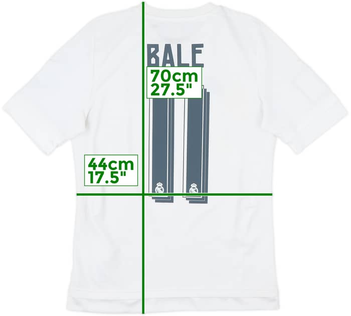 2015-16 Real Madrid Home Shirt Bale #11 - 7/10 - (L.Boys)