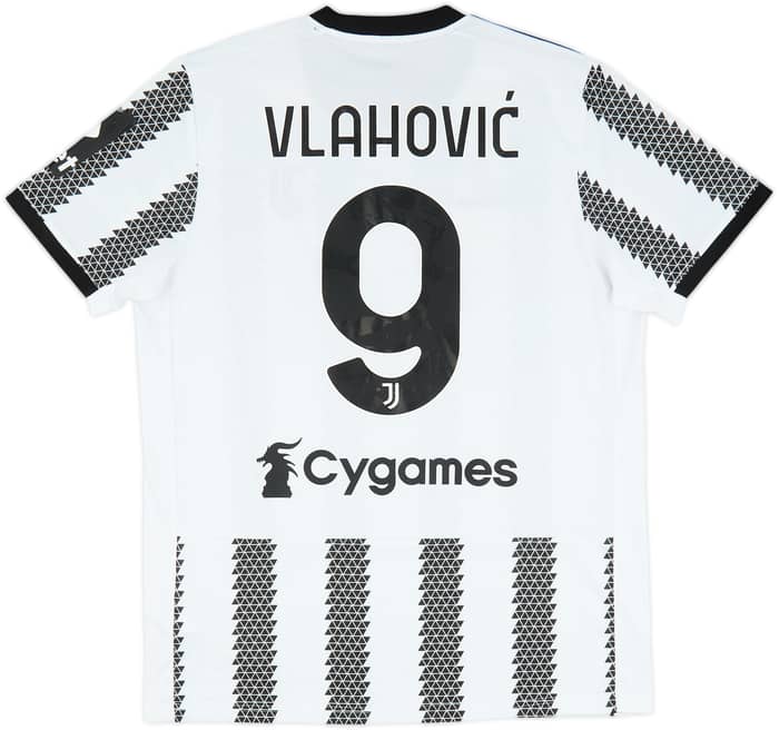 2022-23 Juventus Home Shirt Vlahovic #9 - 5/10 - (L)