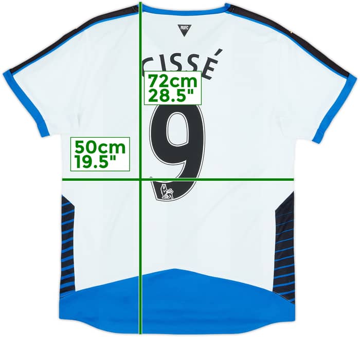 2015-16 Newcastle Home Shirt Cisse #9 - 5/10 - (S)