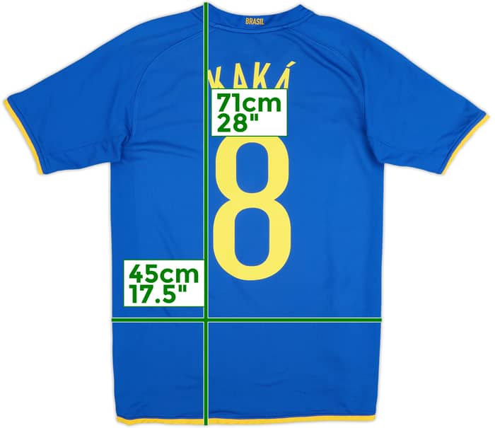 2008-10 Brazil Away Shirt Kaka #8 - 8/10 - (XL.Boys)