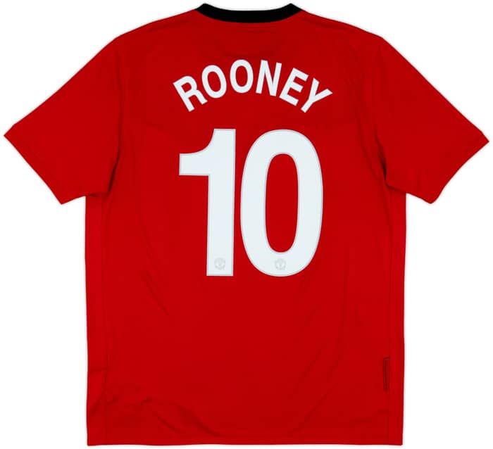 2009-10 Manchester United Home Shirt Rooney #10 - 6/10 - (L)