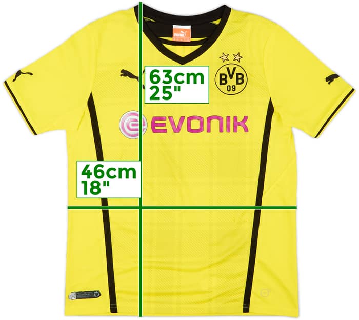 2013-14 Borussia Dortmund Home Shirt - 8/10 - (XL.Boys)