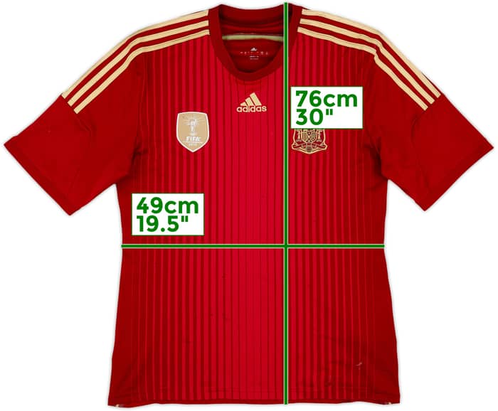 2013-15 Spain Home Shirt - 5/10 - (L)