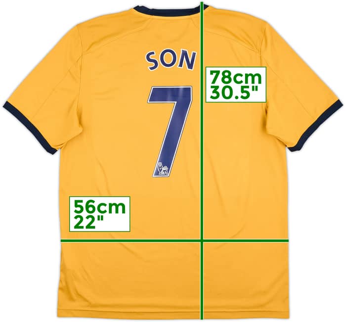2016-17 Tottenham Third Shirt Son #7 - 8/10 - (XL)