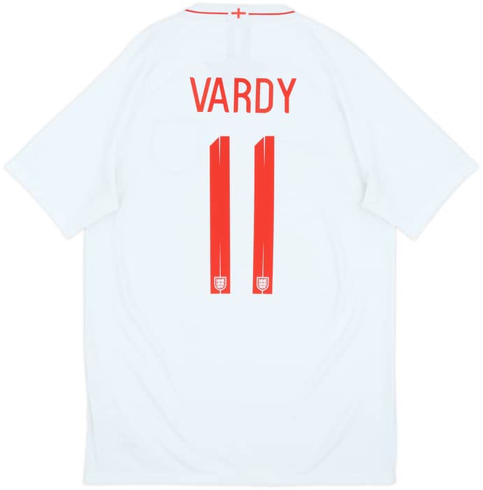 2018-19 England Home Shirt Vardy #11 - 8/10 - (M)