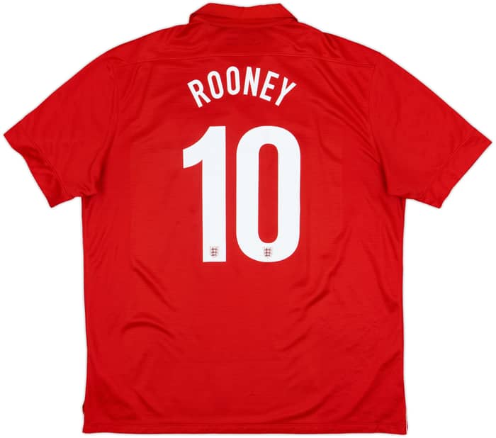 2013 England Away 150th Anniversary Shirt Rooney #10 - 8/10 - (XXL)