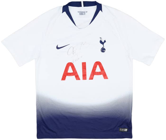 2018-19 Tottenham Signed Home Shirt - 7/10 - (M)
