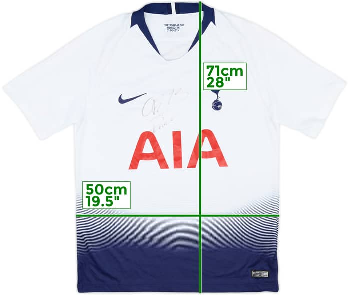 2018-19 Tottenham Signed Home Shirt - 7/10 - (M)