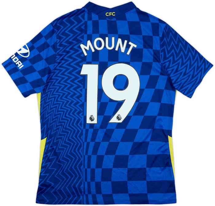 2021-22 Chelsea Home Shirt Mount #19 - 8/10 - (L)