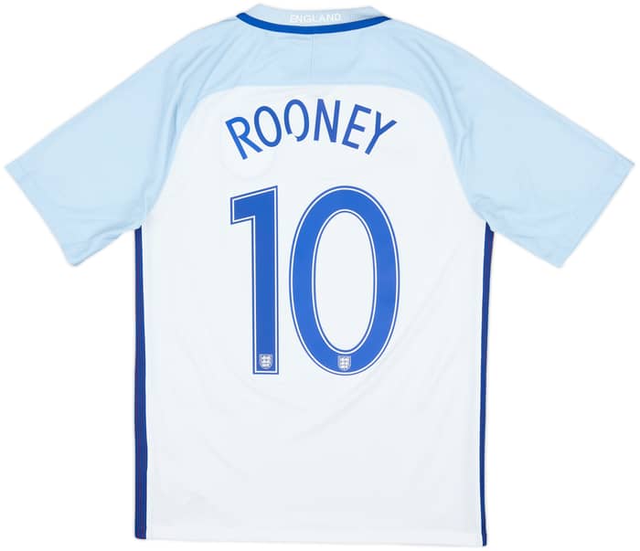 2016-17 England Home Shirt Rooney #10 - 7/10 - (S)