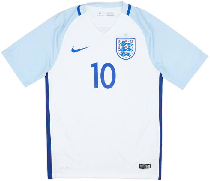 2016-17 England Home Shirt Rooney #10 - 7/10 - (S)