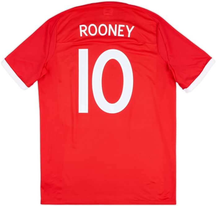 2010-11 England Away Shirt Rooney #10 - 10/10 - (L)