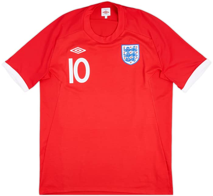 2010-11 England Away Shirt Rooney #10 - 10/10 - (L)