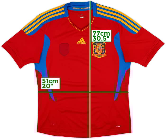 2011-12 Spain Home Shirt - 4/10 - (L)