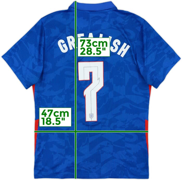 2020-21 England Away Shirt Grealish #7 - 6/10 - (S)