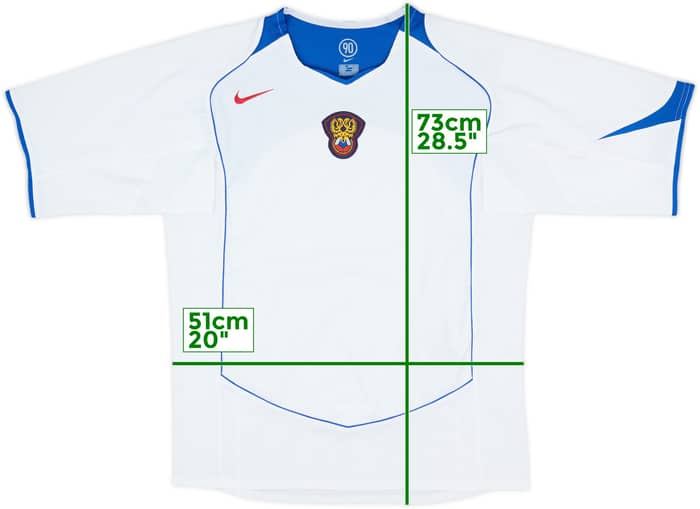 2004-06 Russia Home Shirt - 7/10 - (M)