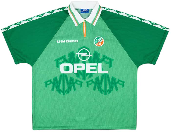 1996-98 Ireland Home Shirt Keane #6 - 9/10 - (XXL)