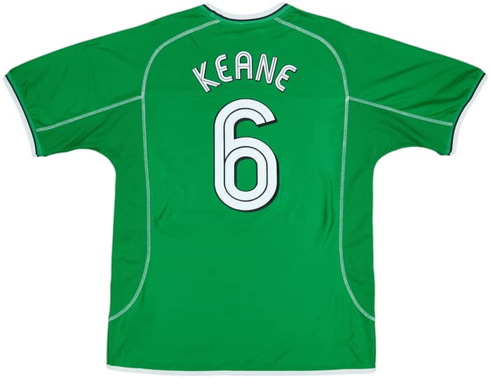 2001-03 Ireland Home Shirt Keane #6 - 7/10 - (XL)